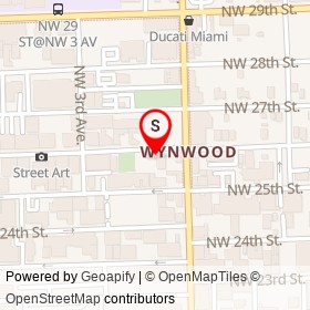 Jugofresh on Northwest 26th Street, Miami Florida - location map