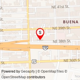 CITCO on Northeast Miami Court, Miami Florida - location map