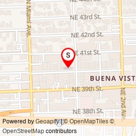 YOSO Sushi on Northeast 40th Street, Miami Florida - location map