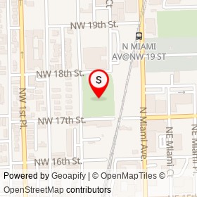 Dorsey Park on , Miami Florida - location map