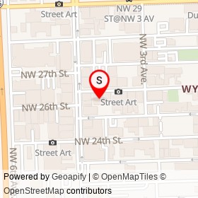 The Light Box at Goldman Warehouse on Northwest 26th Street, Miami Florida - location map