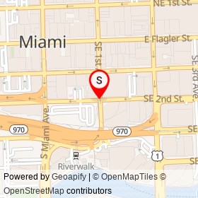 El Cartel Colombian Restaurant on Southwest 2nd Street, Miami Florida - location map