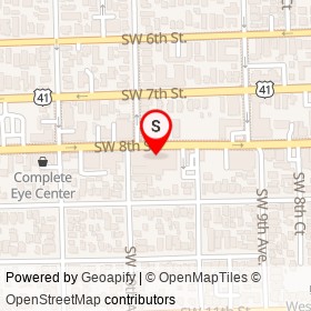 Goodwill on Southwest 8th Street, Miami Florida - location map