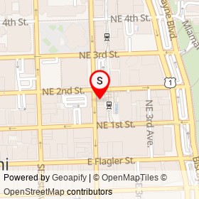 Bitnoni on Northeast 2nd Avenue, Miami Florida - location map