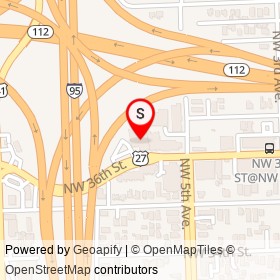 Safeguard Self Storag on Northwest 36th Street, Miami Florida - location map