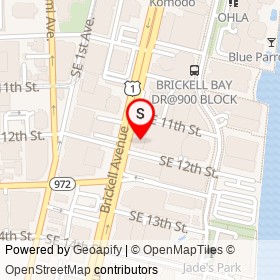 JW Marriot Miami on Brickell Avenue, Miami Florida - location map