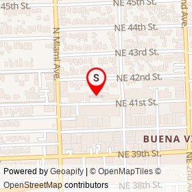 Institute of Contemporary Art, Miami on Northeast 41st Street, Miami Florida - location map