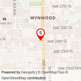 Panther Coffee on Northwest 2nd Avenue, Miami Florida - location map