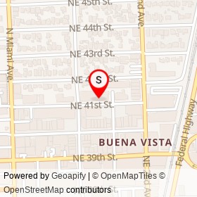 Rick Owens on Northeast 41st Street, Miami Florida - location map