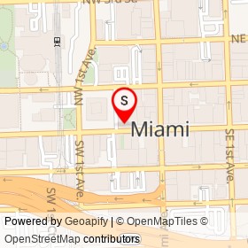 Mario the Baker Pizza on West Flagler Street, Miami Florida - location map
