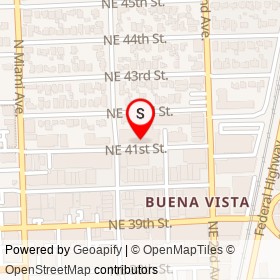 OFF-WHITE on Northeast 41st Street, Miami Florida - location map