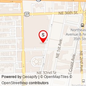 Carter's on North Miami Avenue, Miami Florida - location map