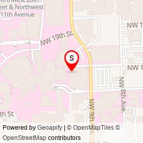 Dunkin' on Northwest 12th Avenue, Miami Florida - location map