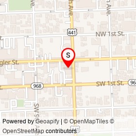 Safeguard Self Storage on West Flagler Street, Miami Florida - location map