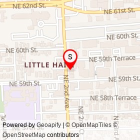 Libreri Mapou Bookstore on Northeast 2nd Avenue, Miami Florida - location map