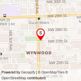 Yoda: Stop War on Northwest 27th Street, Miami Florida - location map
