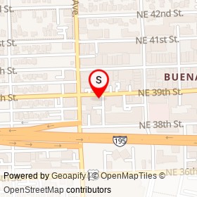 4141 DESIGN on Northeast 39th Street, Miami Florida - location map