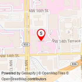 Sylvester Comprehensive Cancer Center on Northwest 12th Avenue, Miami Florida - location map