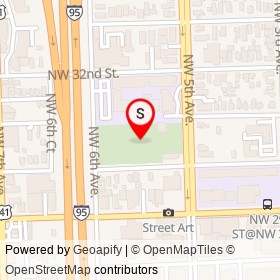 Robert E. Lee Park on , Miami Florida - location map