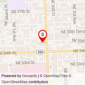 Walgreens on Northeast 54th Street, Miami Florida - location map