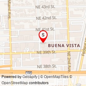 BA&SH on Northeast 40th Street, Miami Florida - location map