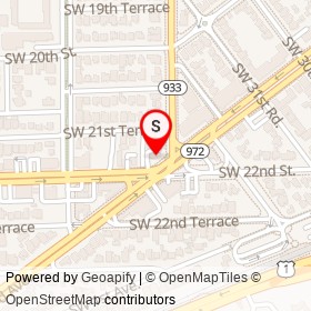 Mykonos on Southwest 22nd Street, Miami Florida - location map