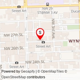 House of Art on Northwest 26th Street, Miami Florida - location map