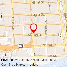 La Granja on Southeast 2nd Avenue, Miami Florida - location map