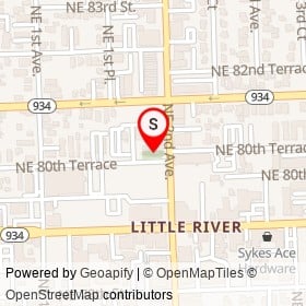 Little River Community Park on , Miami Florida - location map