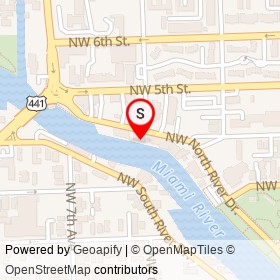 SeaSpice on Northwest North River Drive, Miami Florida - location map