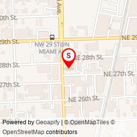 Suviche on North Miami Avenue, Miami Florida - location map