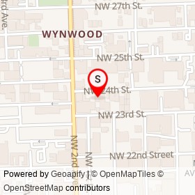 Gramps on Northwest 24th Street, Miami Florida - location map