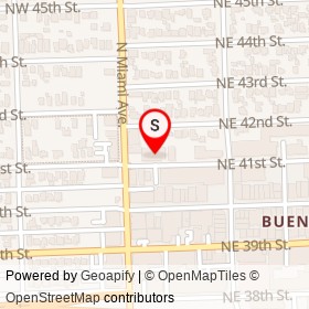 de la Cruz Collection on Northeast 41st Street, Miami Florida - location map