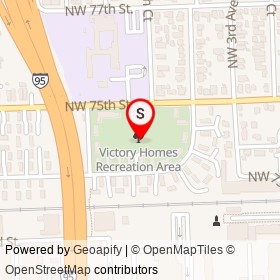 Victory Homes Recreation Area on , Miami Florida - location map