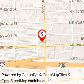 SWAMPSPACE on North Miami Avenue, Miami Florida - location map