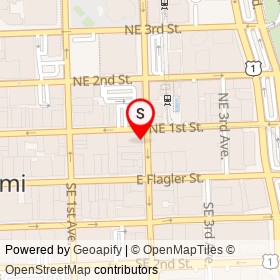 Manna Life Food on Northeast 2nd Avenue, Miami Florida - location map