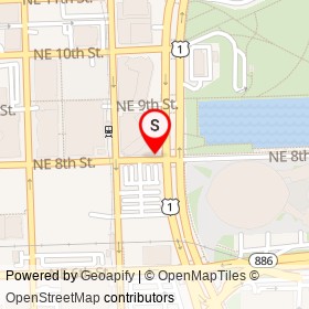 CVS Pharmacy on Northeast 8th Street, Miami Florida - location map