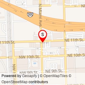 The Corner on North Miami Avenue, Miami Florida - location map