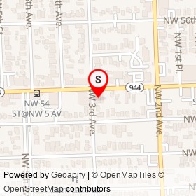 Yeelen Gallery on Northwest 54th Street, Miami Florida - location map