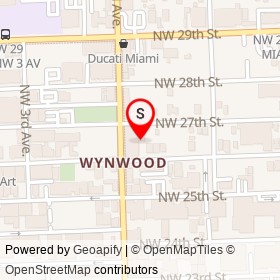 Mister Block Cafe on Northwest 2nd Avenue, Miami Florida - location map