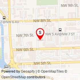 FANNYLU on Northwest 7th Street, Miami Florida - location map
