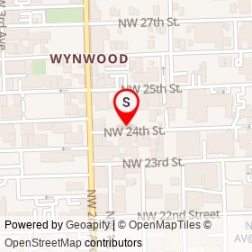 305 Pizza on Northwest 24th Street, Miami Florida - location map