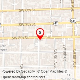 No Name Provided on Southwest 8th Street, Miami Florida - location map