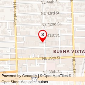CAJA CALIENTE TRUCK on Northeast 40th Street, Miami Florida - location map