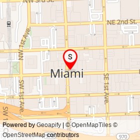 Walgreens on East Flagler Street, Miami Florida - location map