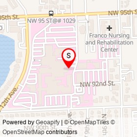 North Shore Medical Center on Northwest 95th Street,  Florida - location map