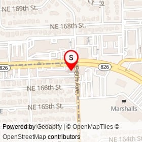 Marathon on Northeast 8th Avenue,  Florida - location map