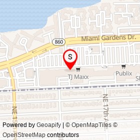 Pediatric Associates on Northeast Miami Gardens Drive,  Florida - location map