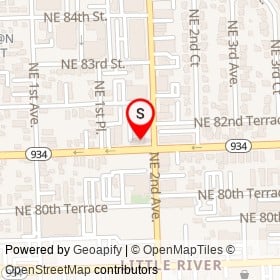No Name Provided on Northeast 82nd Street, Miami Florida - location map