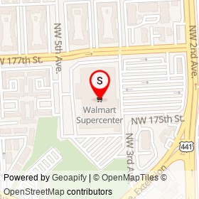 Walmart Supercenter on Northwest 2nd Avenue,  Florida - location map